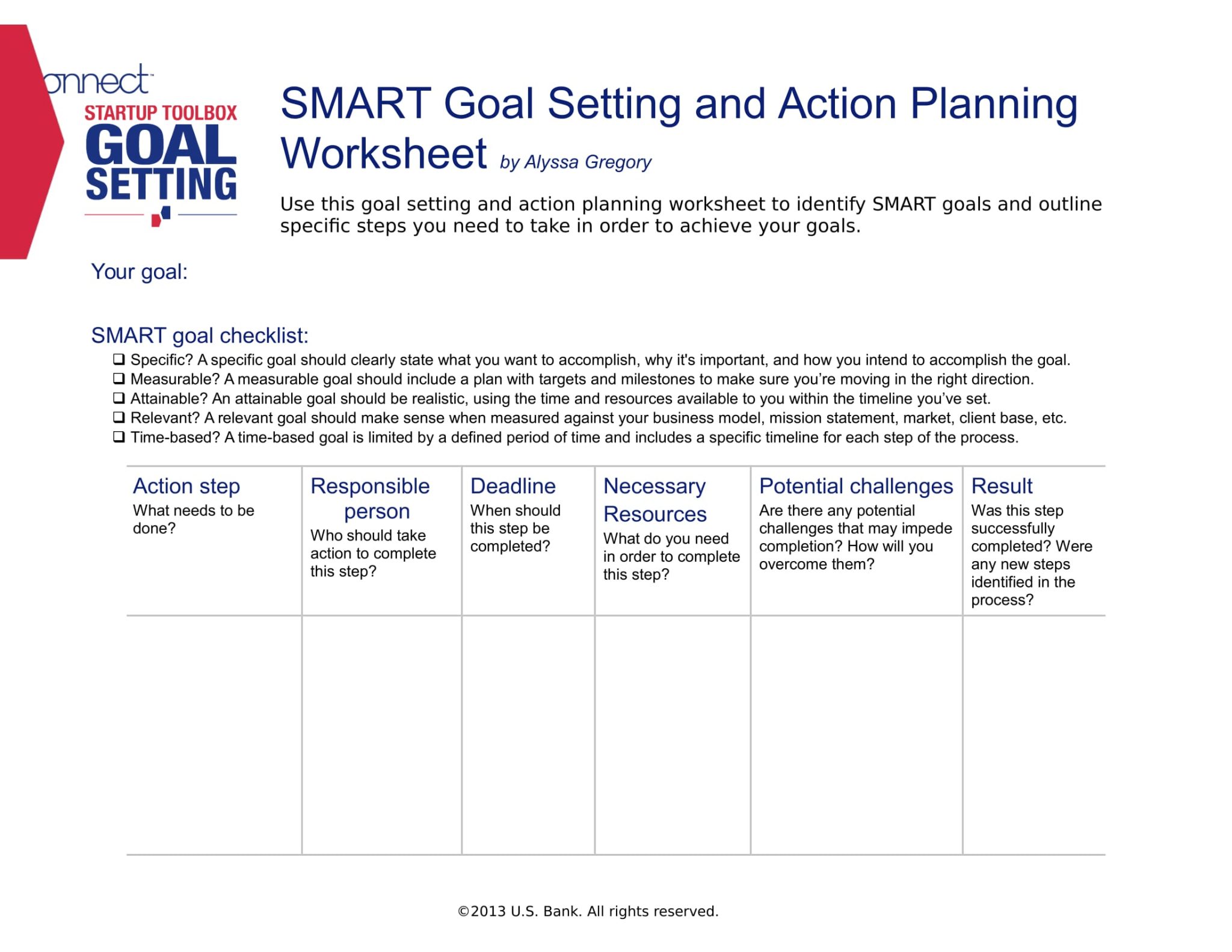 8+ BEST Goal Action Plan Template Free Ideas