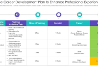Individual Career Development Plan Template (2nd Free PPT Format)