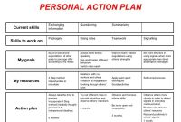 Personal Action Plan Template (2nd Best Example)