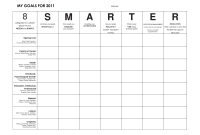 Smart Goal Action Plan Template (1st Basic Design)