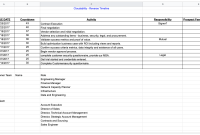 Free Mutual Action Plan Excel Template (3rd Basic Format)