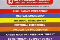 Workplace Emergency Action Plan Template (3rd Remarkable Format)