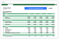 Business Financial Plan Template (3rd Free Professional Design)