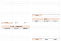 Free Budget Plan Template (Free Professional Design)