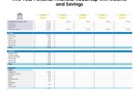 Personal 5-Year Financial Plan Template (2nd PPT Format)