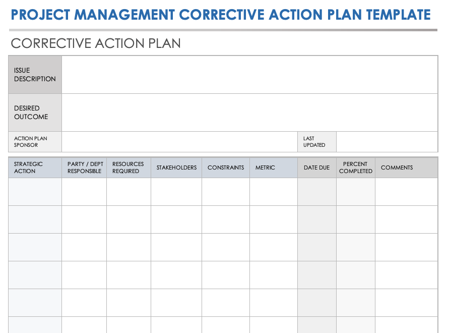 project action plan template, project management action plan template, project management corrective action plan template, project corrective action plan template, personal project action plan template, construction project action plan template, corrective action plan template