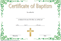 FREE Catholic Baptism Certificate Template Word (3rd Religious Design)