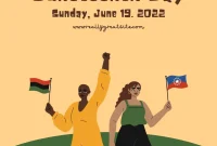 Juneteenth Poster Template (1st BEST Freedom Celebration Design)