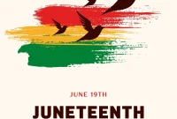 Juneteenth Poster Template (3rd BEST Freedom Celebration Design)