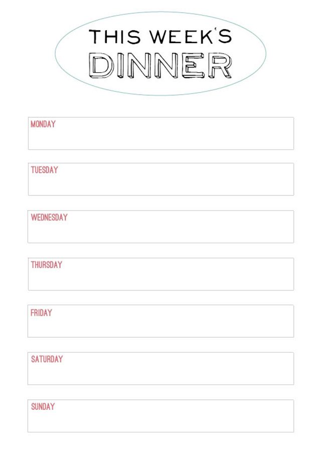 free printable weekly meal plan template, weekly meal plan template free, free weekly meal plan template, free printable weekly menu template, 6 week meal plan template, one week meal plan template, dinner plan template, weekly dinner meal plan template, free weekly meal planning template