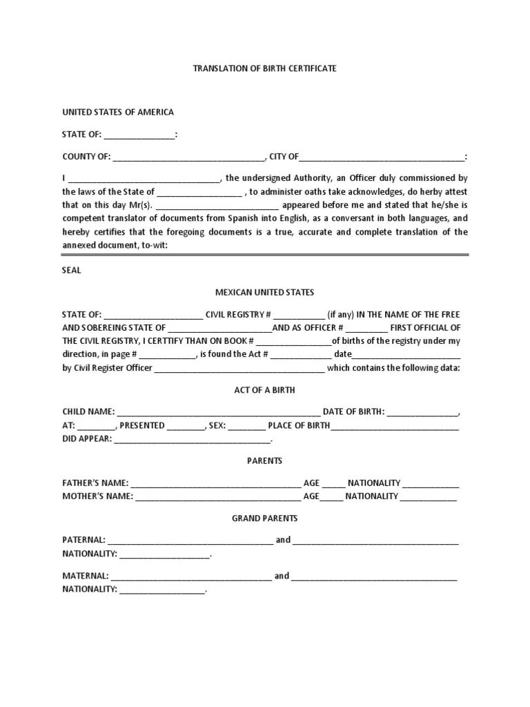 printable birth certificate translation template, certificate of birth translation template, free birth certificate translation template, free birth certificate translation form, spanish to english birth certificate translation template, cuban birth certificate translation template, mexico birth certificate translation template, mexican birth certificate template translation, uscis birth certificate translation template, uscis approved birth certificate translation, downloadable birth certificate translation forms