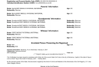 Mexico Birth Certificate Translation Template (2nd Free Fillable Form)