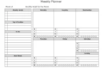 One Week Meal Plan Template (2nd Free Printable Format)