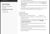 Critical Care Nurse Resume Example (3rd Free Exclusive Design)