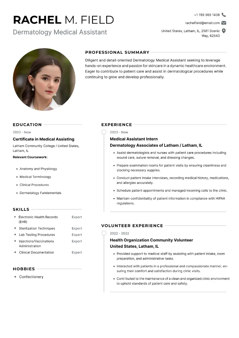 dermatology medical assistant resume sample, medical assistant dermatology resume, dermatology physician assistant resume, medical assistant resume examples, medical field resume examples, medical assistant resume sample