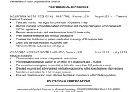 Medical Assistant Resume Sample Free Download (2nd Magnificent Format)