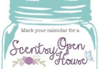 1st Fantastic Scentsy Open House Flyer Free Design Idea