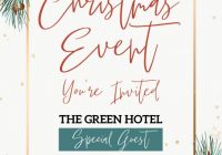 2nd Christmas Holiday Event Flyer Template Free Printable