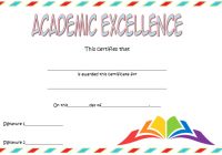 Academic Excellence Certificate with New Style 2