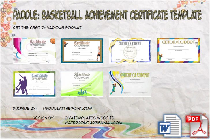 Permalink to Basketball Achievement Certificate Templates