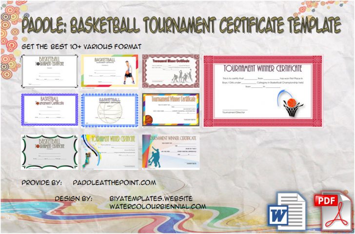 Permalink to Basketball Tournament Certificate Template