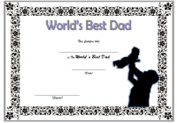 Best Dad Certificate Template: 9+ Greatest Design Ideas FREE