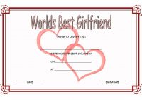 Best Girlfriend Certificate Template 4