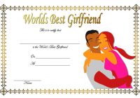 Best Girlfriend Certificate Template 9