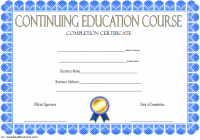 CEU Certificate Template 6