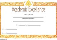 Academic Excellence Certificate - FREE 7+ Template Ideas