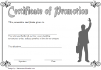 Certificate of Job Promotion Template: 7+ New Design Ideas