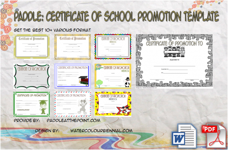 Permalink to Certificate of School Promotion: 10+ Fresh Template Ideas