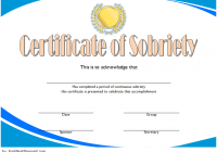 Certificate of Sobriety Template 10