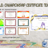 Certificate of Championship: 10+ Great Template Awards
