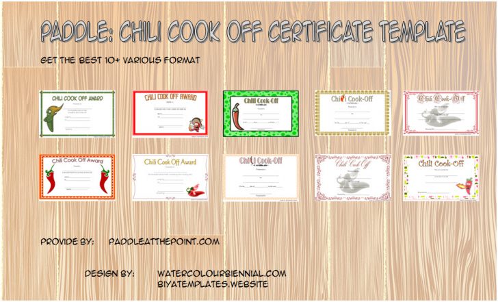 Permalink to Chili Cook Off Certificate Template FREE (10+ Best Ideas)