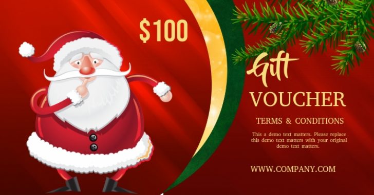 Permalink to 7 Christmas Gift Voucher Design Template Free Editable