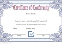Conformity Certificate Template 3