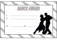 Dance Award Certificate Template in 2020: FREE 8+ Best Ideas