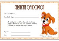 Dog Adoption Certificate Template 5