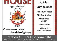 Fire Department Open House Flyer Design Idea (3rd Top Pick)