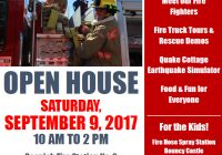 Fire Department Open House Flyer Template Free (4th Fantastic Design)