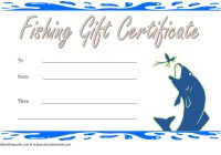 Fishing Gift Certificate Template 4