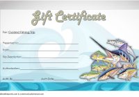 Fishing Gift Certificate Template 6