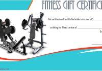 Fitness Gift Certificate Template 5