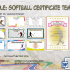 10+ FREE Printable Softball Certificate Templates
