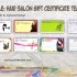 Hair Salon Gift Certificate Templates Free (8+ Great Ideas)