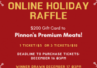 Holiday Raffle Flyer Template Free Printable (3rd Top pick)