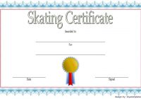 Ice Skating Certificate Template 6