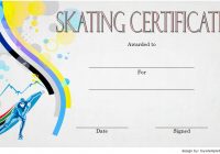 Ice Skating Certificate Template 8