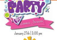 Kids Birthday Party Flyer Templates Free Download (2nd Best Option)